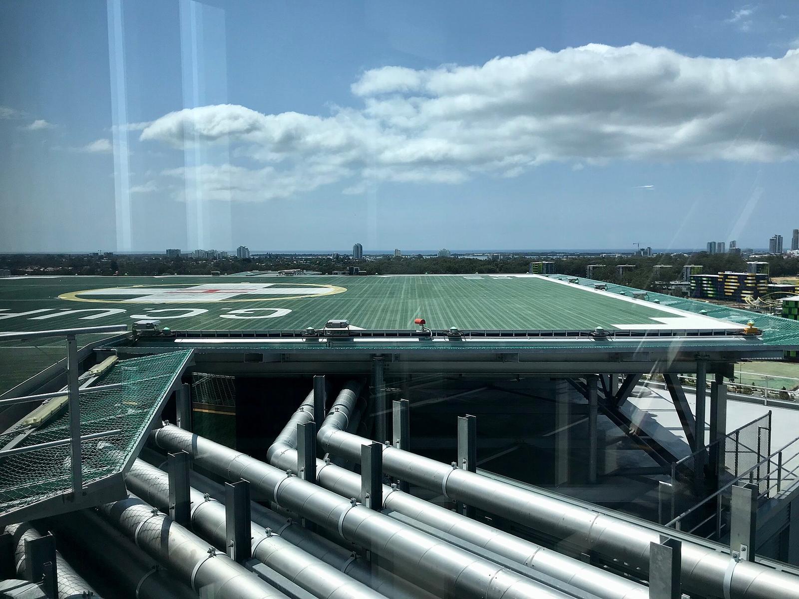 Helipad at the Gold Coast University Hospital